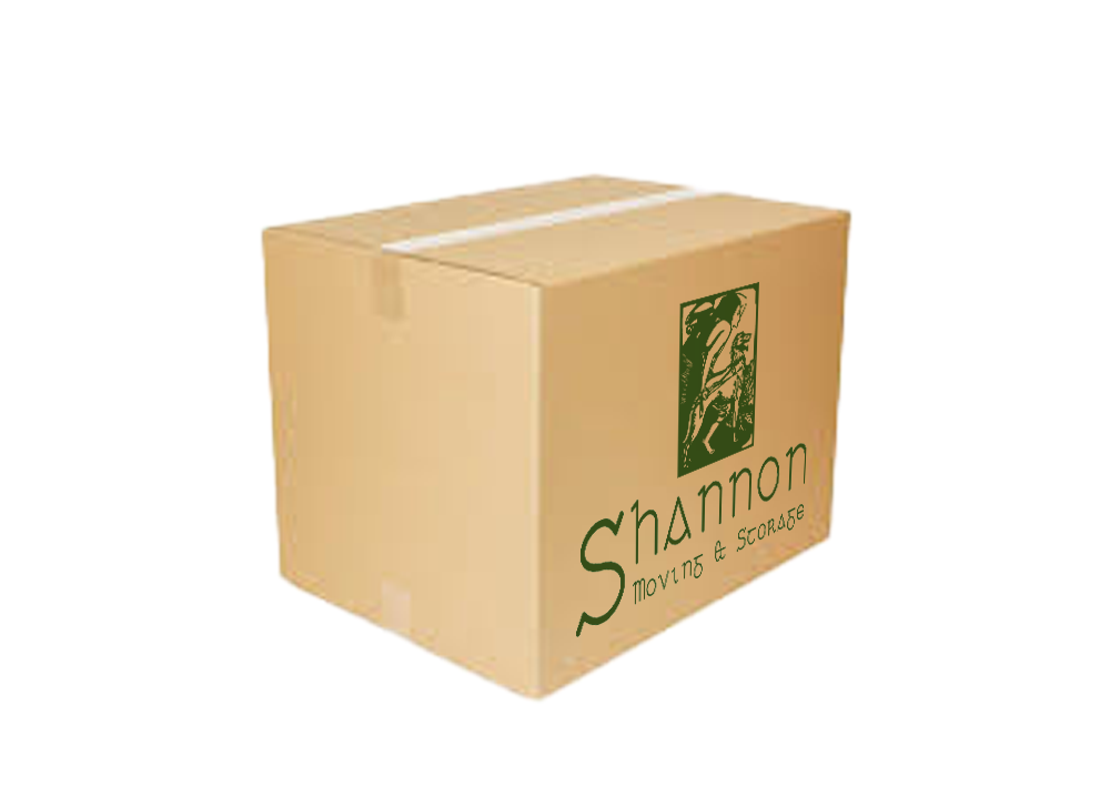 cardboard moving box